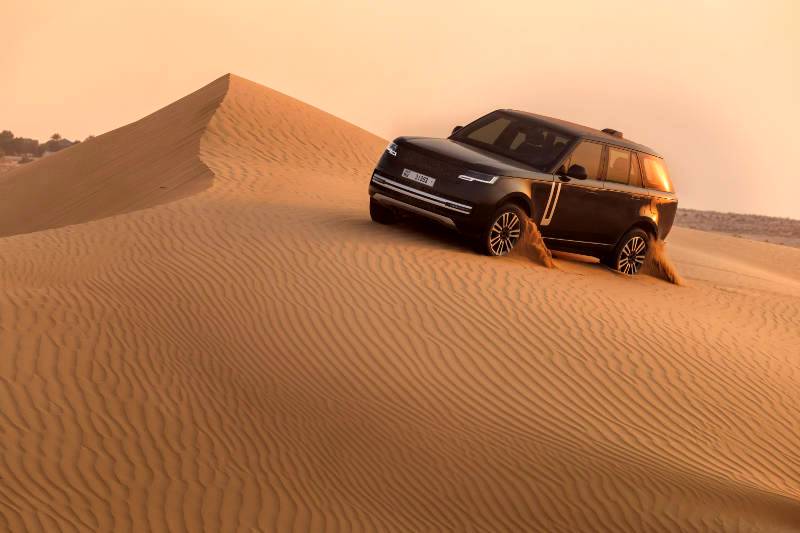 Anticipated to be the most capable electric luxury SUV: Range Rover Electric prototypes in rigorous hot-weather testing