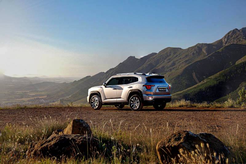 Rugged styling for new flagship model