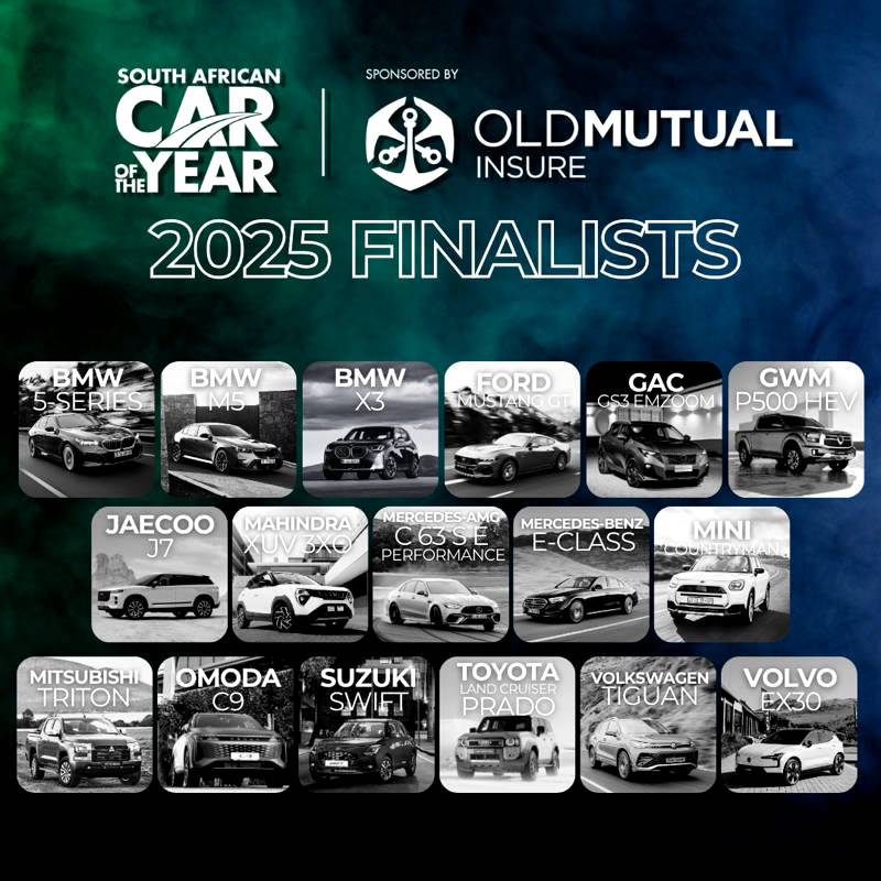 "It's the final countdown to the 2025 Car of the Year" Here are your finalists for the 2025 COTY