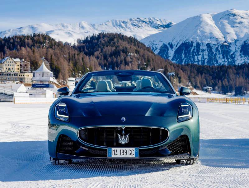 Maserati completes GranCabrio range at The I.C.E. St. Moritz