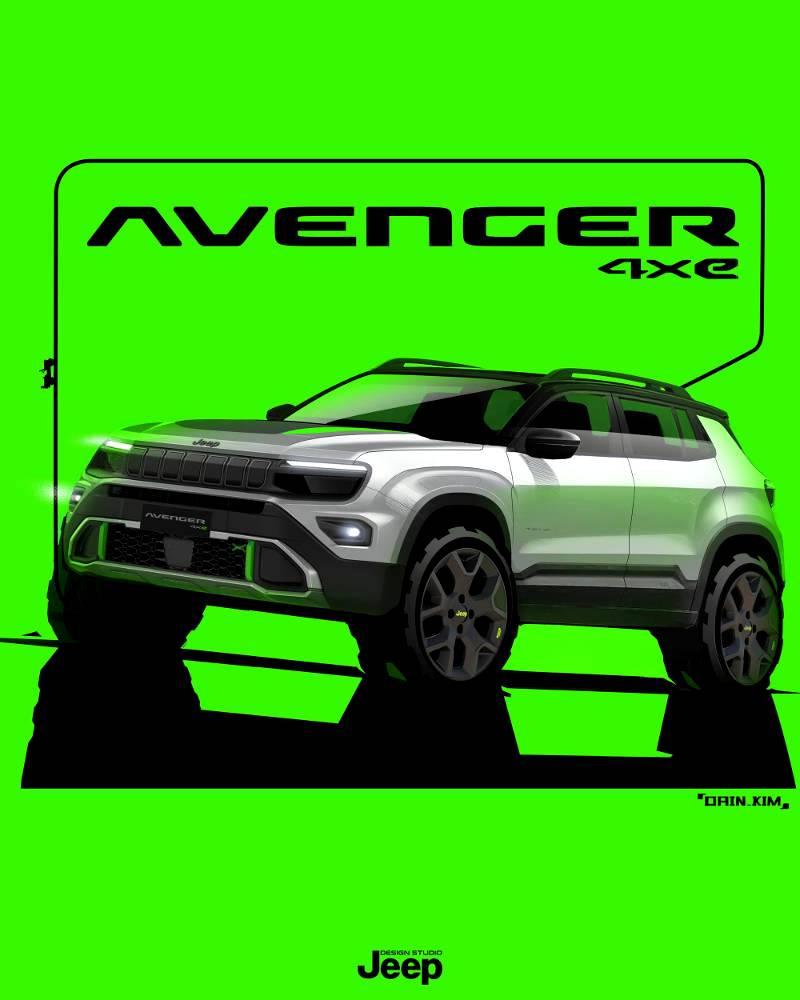 Behind the Lines: Jeep® Designers Unveil the Creative Vision for the Avenger 4xe