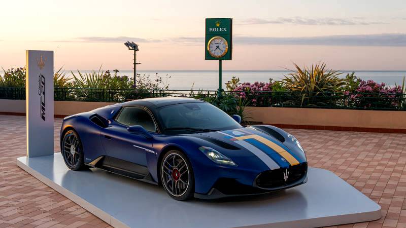Maserati back at Rolex Monte-Carlo Masters with exclusive MC20 Cielo