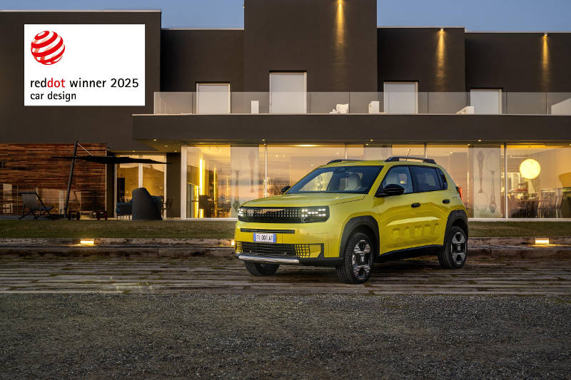 Fiat Grande Panda wins the “Red Dot Award” 2025