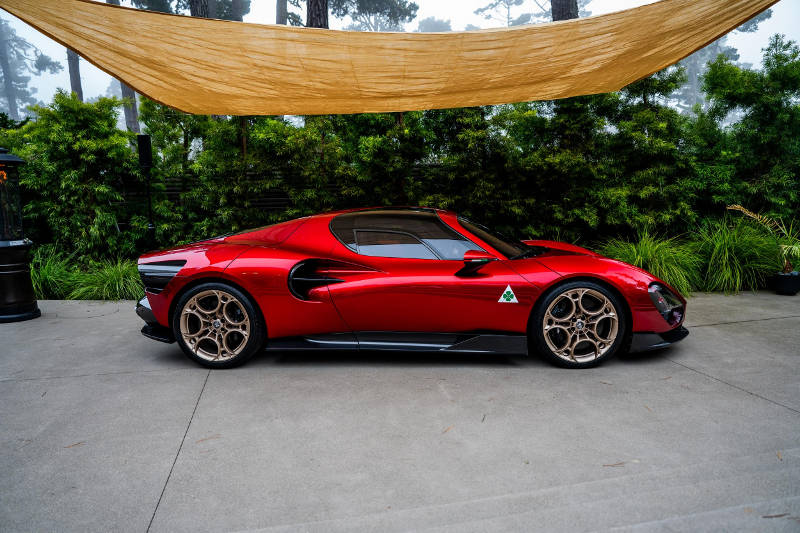 Alfa Romeo 33 Stradale Makes Thrilling North American Debut at 2025 Monterey Car Week